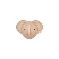 Sieninis natūralios spalvos iš buko masyvo kablys Elephant – OYOY Mini