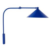 Mėlynos spalvos iš metalo sieninė lempa su kištuku Kasa – OYOY Living Design