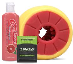 Doc Johnson GoodHead Grapefruit masturbatorius oraliniam seksui - Daugiaspalvis