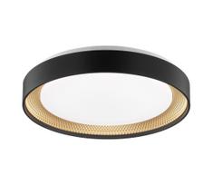Brilliant - dimeriuojamas LED lubinis šviestuvas WALDO LED/24W/230V juodas/auksinis + su nuotolinio valdymo pultu