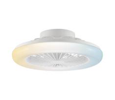 Brilliant - MONTERO LED lubų šviestuvas su dimeriu ir ventiliatoriumi LED/20W/230V balta + nuotolinis pultas