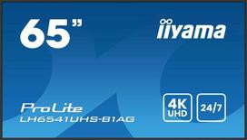 Iiyama LH6541UHS-B1AG Signage Display, 163.8 cm (64.5 in), 500 cd/m², 4K Ultra HD Black, 24/7
