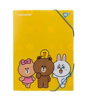 Aplankalas su gumele YES Line Friends A4