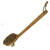 Hydrea London Kūno šveitimo šepetys su nuimama rankena Bamboo Body Brush with Detachable handle 1vnt.