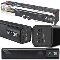 Nešiojamas „Soundbar“ garsiakalbis su žadintuvu „Bluetooth 5.0 Adler“