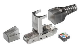 Kištukas RJ45 (8P8C) CAT 6A STP kabeliams