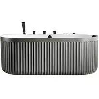 Laisvai pastatoma prie sienos montuojama SPA vonia su hidromasažu AMUE-A005GW 170x80x63 cm