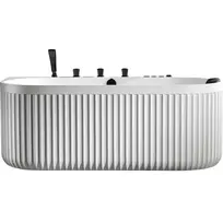 Laisvai pastatoma prie sienos montuojama SPA vonia su hidromasažu AMUE-A005W 170x80x63 cm