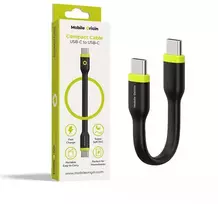 „Mobile Origin“ USB-C – USB-C kabelis, 0,1 m, juodos spalvos (COMC-USBC-BLK)