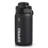 Zipro  500 ml talpos termoizoliacinis butelis iš nerūdijančio plieno, juodos spalvos