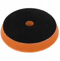 „Dedra“ kieta poliravimo kempinė su „Velcro“ tvirtinimu, 150 mm, storis 25 mm (oranžinė)