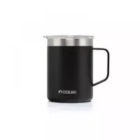 „Rockland“ termo puodelis „Camp Mug“ 0,35 l – nerūdijantis plienas, vakuuminis, su „Tritan“ dangteliu, juodos spalvos