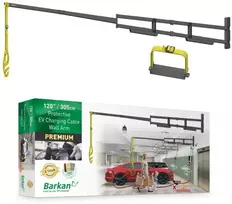 „Barkan“ sieninis laikiklis su 305 cm ilgio automobilinio įkroviklio kabeliu