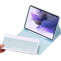 „Strado“ dėklas su klaviatūra, skirtas „Samsung Galaxy Tab S7 FE“ / „S7 Plus“ – CFS7FE (mėlynas), universalus