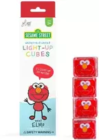 „Glo Pals“, „Glo Pals“, vandenyje šviečiančios sensorinės kubelės – Elmo, 4 vnt.