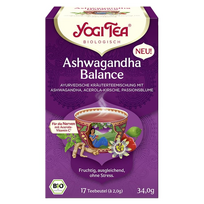 Yogi Tea Balansuojanti Ašvaganda arbata, 17 pakelių