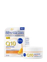 Nivea - Q10 Anti-Wrinkle Energy Radiance Boost Day Cream - Dieninis veido kremas - Nude