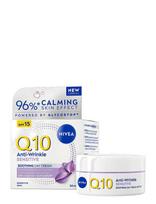 Nivea - Q10 Anti-Wrinkle Sensitive Soothing Day Cream - Dieninis veido kremas - Nude