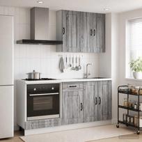 Virtuvės vienetas KALMAR 5 pcs Pilka Sonoma Apdirbta mediena