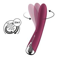 Vibratorius Satisfyer Spinning Vibe 1 (raudonas)