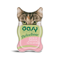 Oasy Delicatesse paštetas su lašiša suaugusioms katėms, 85 g