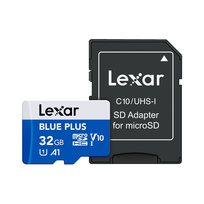 Atminties kortelė - Lexar microSDHC Blue Plus UHS-I with SD adapter 32GB