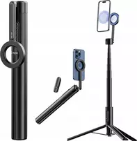 „Ulanzi“ savarankiško fotografavimo lazdelė „SELFIE Stick“ su 1,6 m ilgio trikoju stovu su „MagSafe“ magnetu, skirta išmaniesiems telefonams + nuotolinio valdymo pultas / MG-002 MAX