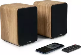 „Thomson“ kolonėlė „Thomson WS602DUO“ – aktyvių garsiakalbių rinkinys „STEREO HiFi“ su „Bluetooth 5.0“