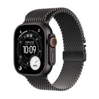 Apple Watch Ultra 3 GPS + Cellular 49mm Milanese Loop M/L (Pažeista pakuotė) Black Titanium Case with Black Titanium Milanese Loop