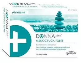 Donna Plus Menocifuga Forte Maisto papildas menopauzės simptomams mažinti 30 tablečių