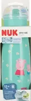 NUK Mini-Me Flip 2-in-1 kūdikio buteliukas Peppa Pig, 450 ml, rožinis, 12+m