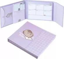 Pusheen - Planner tygodniowy su karteczkami samoprzylepnymi su kolekcji Moments (19,3 x 16,5 cm)
