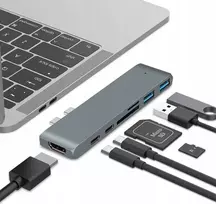 USB HUB USB stebulės skirstytuvas, skirtas MacBOOK AJH-712