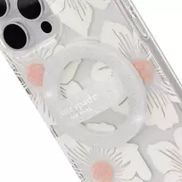 Dėklas Case-Mate „Kate Spade New York“ magnetinės kilpos laikiklis – „MagSafe“ pirštų laikiklis. Spindintis sidabrinis.