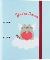 Pusheen - Segregator A4 su kolekcji Purrfect Love (2 ringi, gumka)