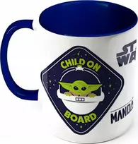 Star Wars Žvaigždžių karai - Keraminis puodelis dovanų dėžutėje 300 ml (Mandaloriečių kūdikis Yoda)