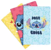 „Disney Stitch“ – A5 formato užrašų knygelių rinkinys iš „Tropical“ kolekcijos (3 vnt.)