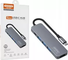 Adapteris USB Verbatim ADAPTER HOSTA USB SOMOSTEL SMS-BZ08 PD 60W 1XTYP-C 2XUSB 2.0 1XUSB 3.0 1xHDMI DEX HUB>