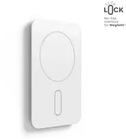 Speck Visur esantis laikiklis + „ClickLock“ – magnetinis „MagSafe“ laikiklis Baltas