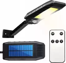 Saulės energija maitinama gatvės lempos žibintas 180LED COB + laikiklis (29450)