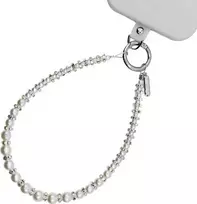 Crong Phone Charm - virvelė telefonui Sidabrinis Beads