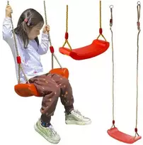 Kruzzel Plastikinės sūpynės - raudonos 23555