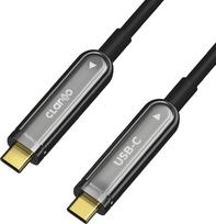 Claroc Kabel USB-C aktywny, 4K@60Hz, 60W, 10 m | CLAROC-USBC-10M | 5907772507407
