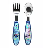 „Disney Stitch“ – metalinių stalo įrankių rinkinys iš „Stitch & Angel“ kolekcijos (šaukštas ir šakutė)