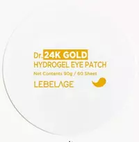 Lebelage LEBELAGE Hidrogeliniai akių pleistrai. Dr 24K GOLD 60 vnt.