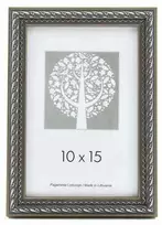 Nuotraukų rėmelis Plastikinis rėmelis Charlotta 1305025, 10x15cm, sidabrinės spalvos