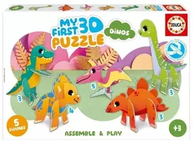 Educa 3D dėlionė vaikams kūdikiai dinozaurai