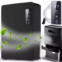Retoo Oro sausintuvas 2200 ml, tylus drėgmės sugėriklis su laikmačiu ir LCD