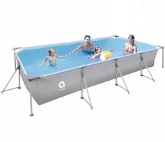 AVENLI pilkas frame pool, 394x207x80