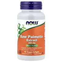 Now Foods Now Saw Palmetto Extract with Pumkin seed oil anz Zinc 80 mg 90 kaps.